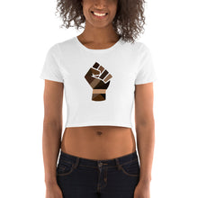 Load image into Gallery viewer, Black Fist&#39;s Crop Tee
